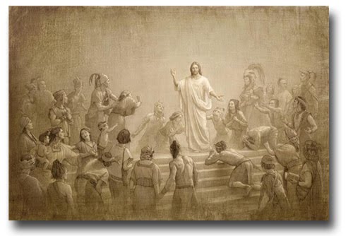 Christ in America drawing