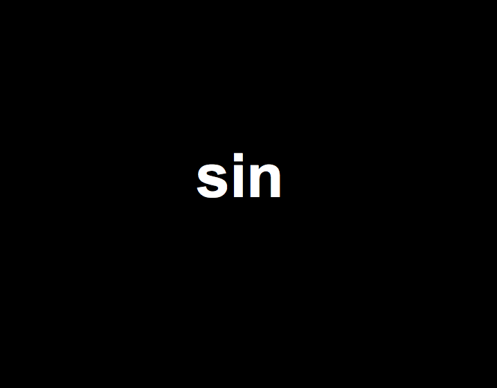 Rethinking Sin