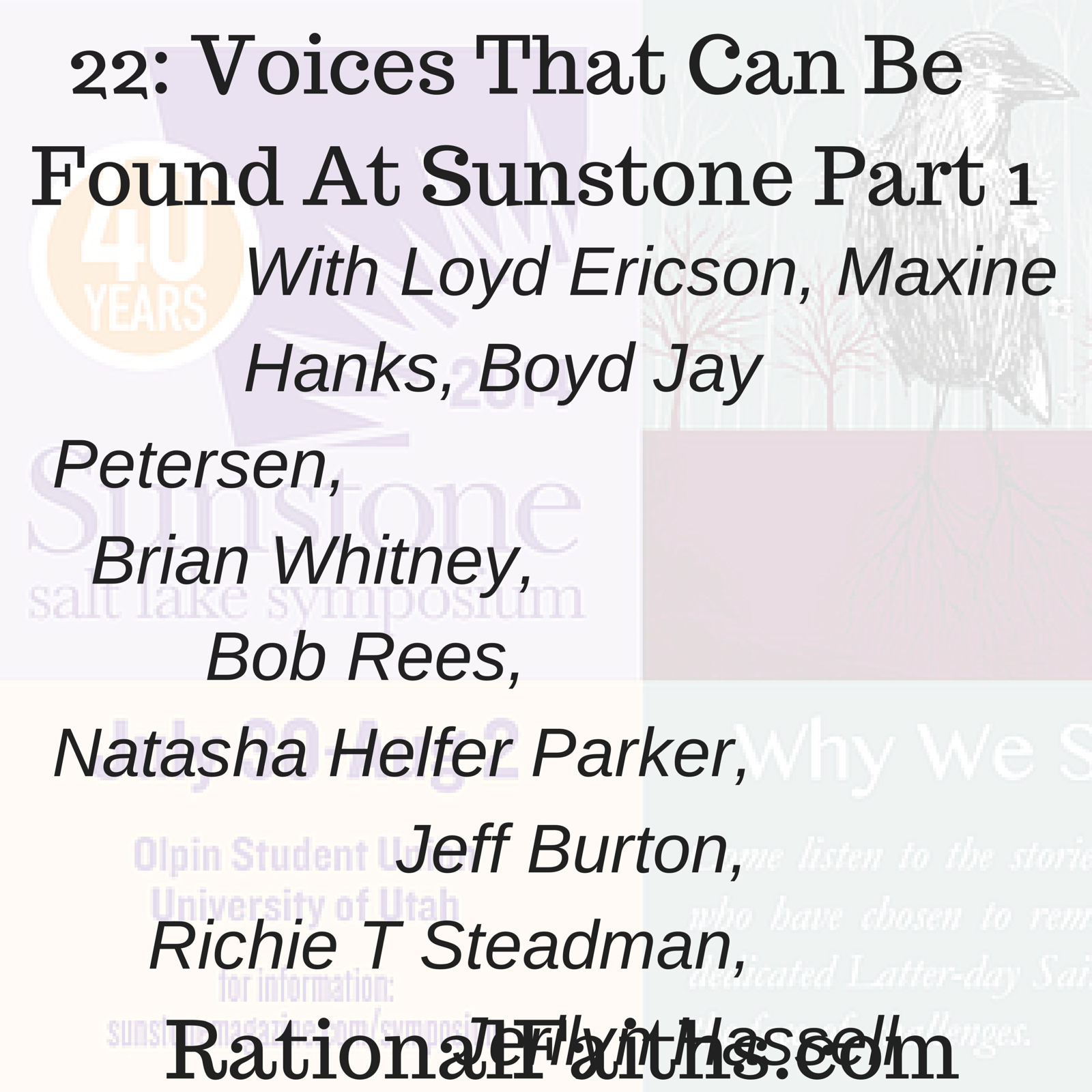 22- Voices That Can Be Found At Sunstone (2)