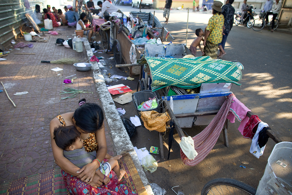 Cambodia’s Homeless On The Streets Of Phnom Penh