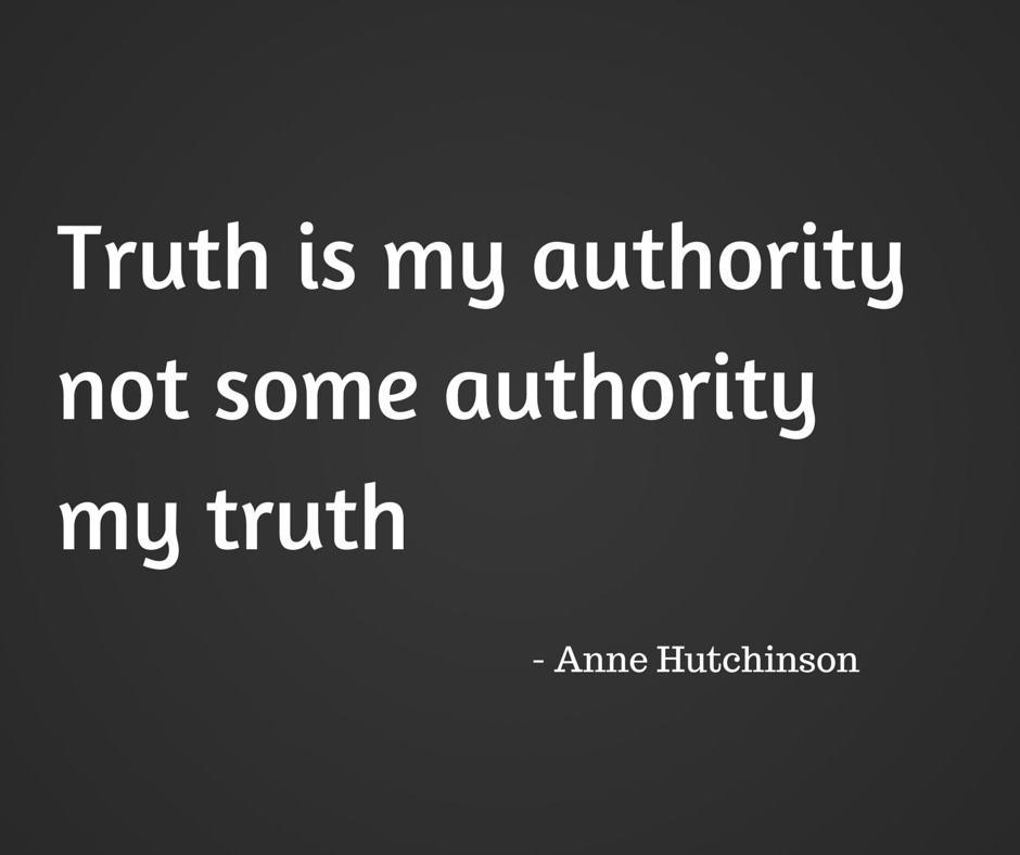Truth is my authority