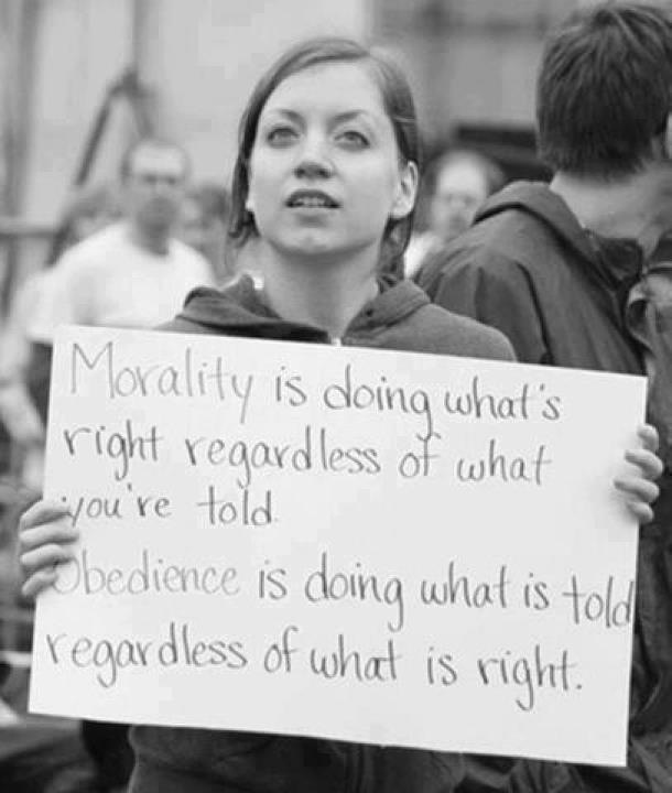 morality vs obedience