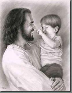 Jesus+laughing+with+toddler