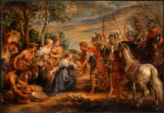 The Meeting of David and Abigail, by Peter Paul Rubens