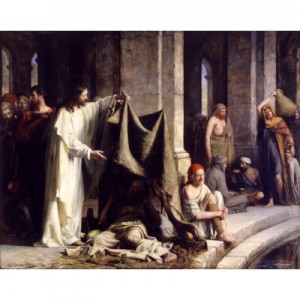 Christ Healing the Sick at Bethesda, by Carl Heinrich Bloch (1883)