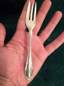 Adolf Hitler Dessert Fork - I should have been a hand model...