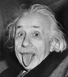 Einstein being Einstein