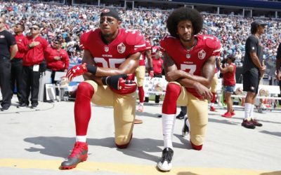 TRADING THE CROSS FOR A FLAG